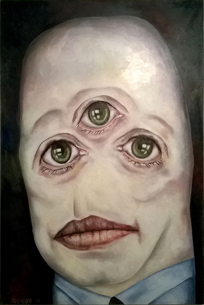 Inner friend with special need 2, 150*100cm, oil on paper  